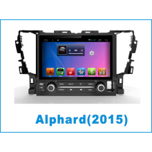 Navigation sur le système Android GPS voiture DVD pour Toyota Alphard avec Bluetooth / TV / WiFi / MP4